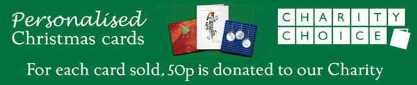 Personalised Christmas Cards - Support Cancer Research Wales 
	with Charity Choice